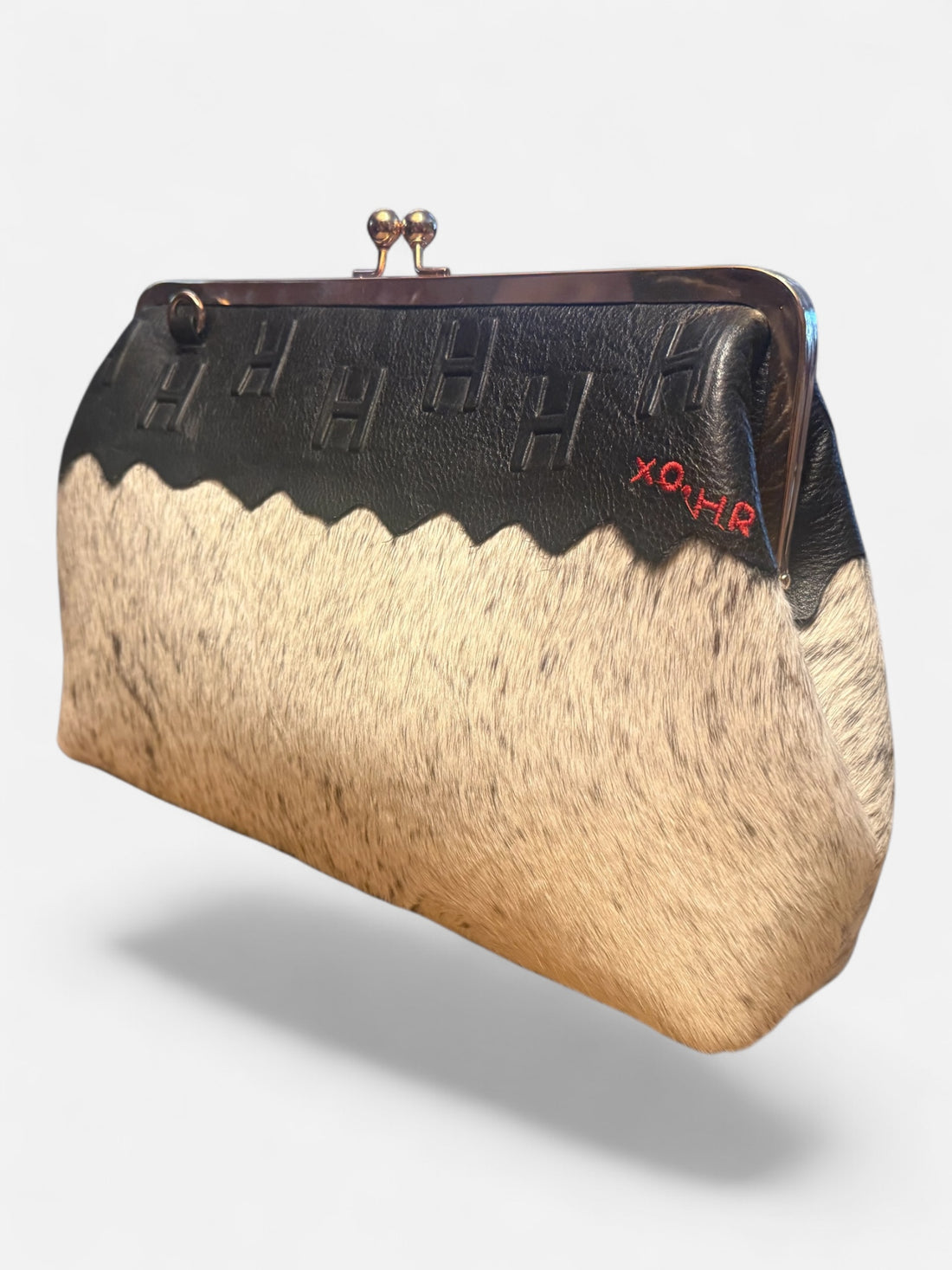 Frontier Large | Silver Roan Hide